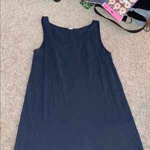 Navy mini dress